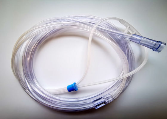 Medicina respiratoria cannula nasale a punta retta 2,1 m cannula nasale ad ossigeno pediatrica