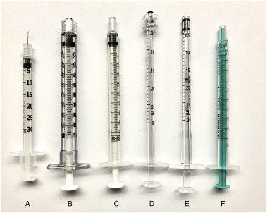 Luer slitta le siringhe sterili eliminabili tre parti 10 ml 20 ml senza aghi