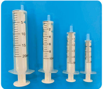 Siringa monouso non pirogenica 2 parti Luer Slip 10 Ml 20 Ml Senza ago