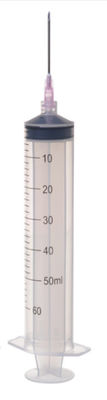 Di Luer della serratura della siringa SOSTANZA TOSSICA sterile eliminabile ipodermica NON tre parti 50 ml 60 ml