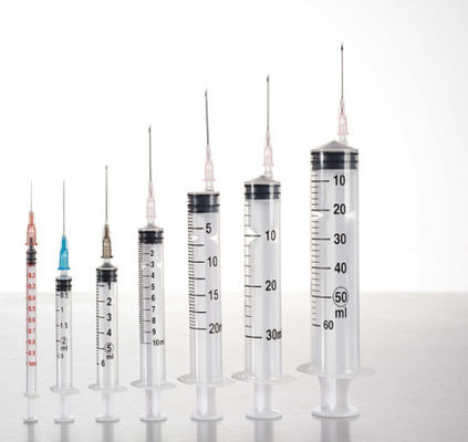 Luer Lock Siringa Sterile Ipodermica Usa e Messa 3 Parte 50Ml 60Ml Senza Aghi
