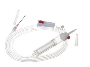 Set di trasfusioni di sangue monouso con connettore a lucchetto Luer per ago ipodemico