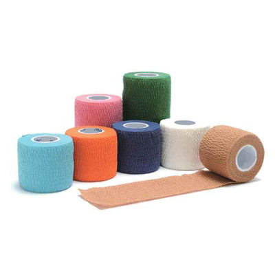 Modello personalizzato Fascia e bendaggio Soft Cohesive Elastico Self Adhesive Bandage Wrap