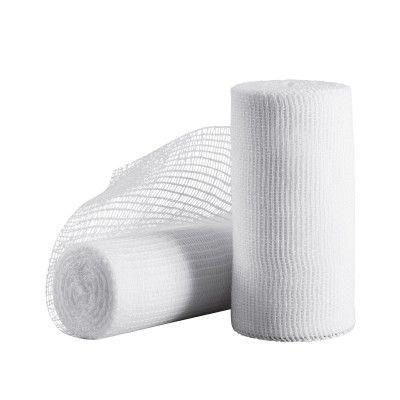 Medicale 100% di cotone semplice, gassa idrofila e bendaggio assorbente compresso