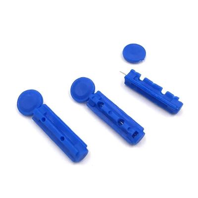 Lancette di sangue sterili di sicurezza di torsione eliminabile che prendono le lancette di sangue di Sugar Test Needle For Finger della prova del glucosio