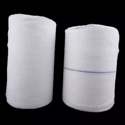 rotolo 100% di cotone medico della sostanza assorbente idrofila sterile del cotone di 100m x di 90cm Gauze Roll sterile eliminabile