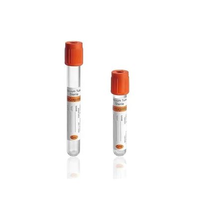 Pro-coagulazione Tipo di tubo PET o materiale di vetro Tubo per prelievo di sangue sterilizzato sottovuoto