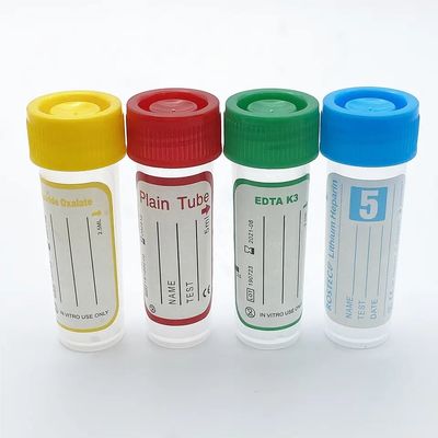 Non raccolta capillare del siero del micro campione di sangue pediatrico eliminabile sterile degli ed della metropolitana del sangue di vuoto
