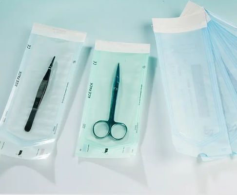 5.7 Cm X 13 Cm Sacco medico sterile confezionamento dentale peeling pack auto sigillo utilizzato per la sterilizzazione degli strumenti medici dentali