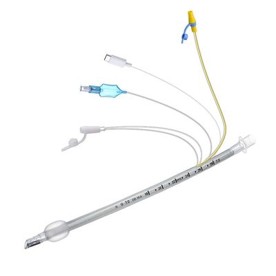 Tubo endotracheale di aspirazione rinforzato a manette visive monouso in PVC con fotocamera in miniatura