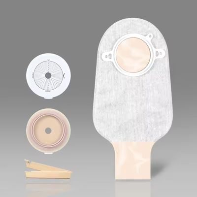 Sacchetto per ostomia 2 pezzi Tipo per colostomia Sacchetto per ostomia riutilizzabile 60 mm Sacchetto per stoma Colostomia